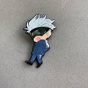 Jujutsu Kaisen Satoru Gojo Enameled Pin Brooch.
